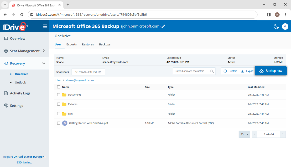 Configure MS acc
