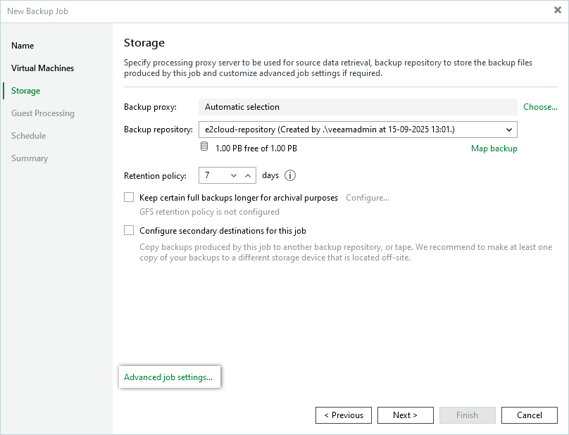 IDrive e2 with Veeam 13