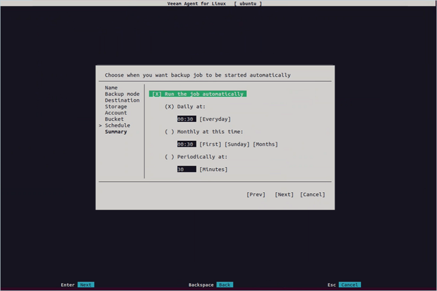 IDrive e2 with Veeam Standalone Linux