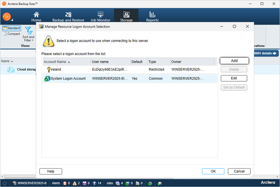 Add New Login Account