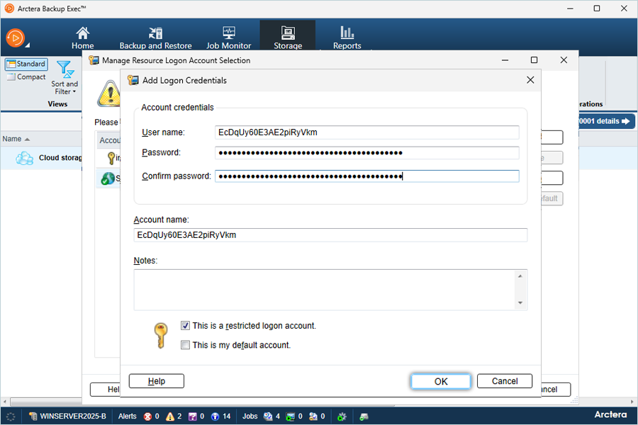 Enter Username and Password and Click OK