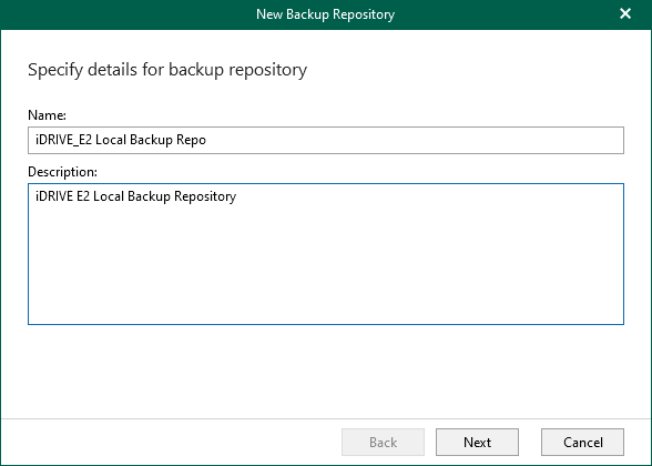 IDrive e2 with Veeam office365