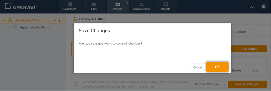 click confirm popup