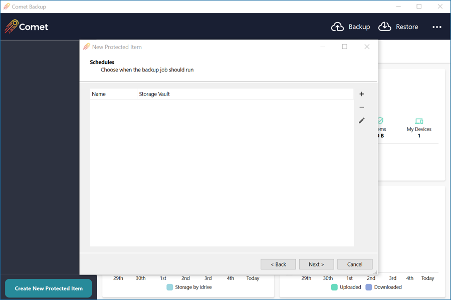 Add IDrive e2 storage as Storage Vault