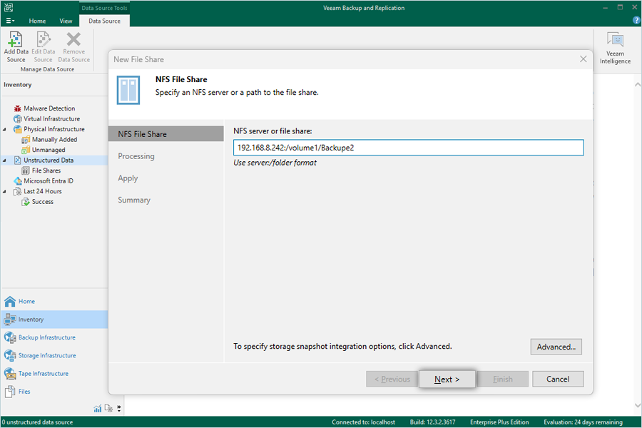 IDrive e2 with Veeam NAS Backup