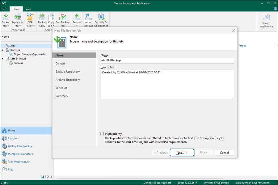 IDrive e2 with Veeam NAS Backup