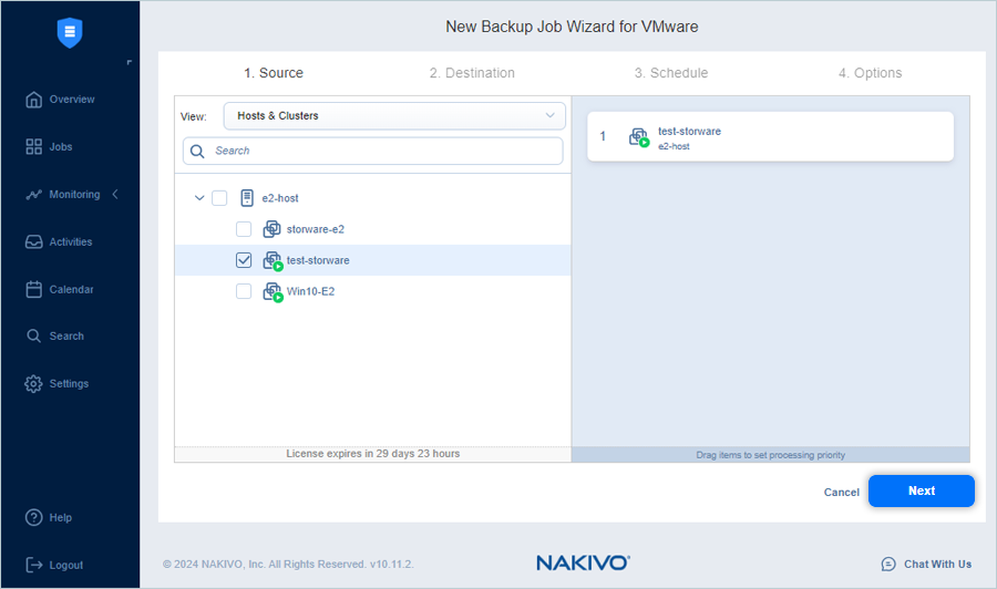 IDrive e2 with nakivo backup