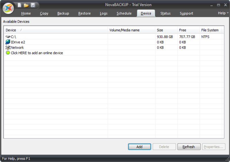 IDrive e2 with nova backup
