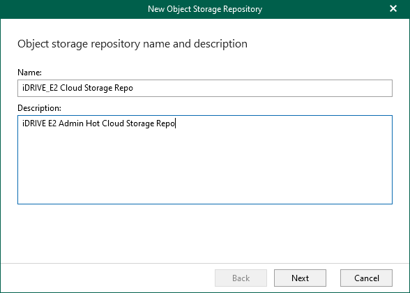 IDrive e2 with Veeam office365