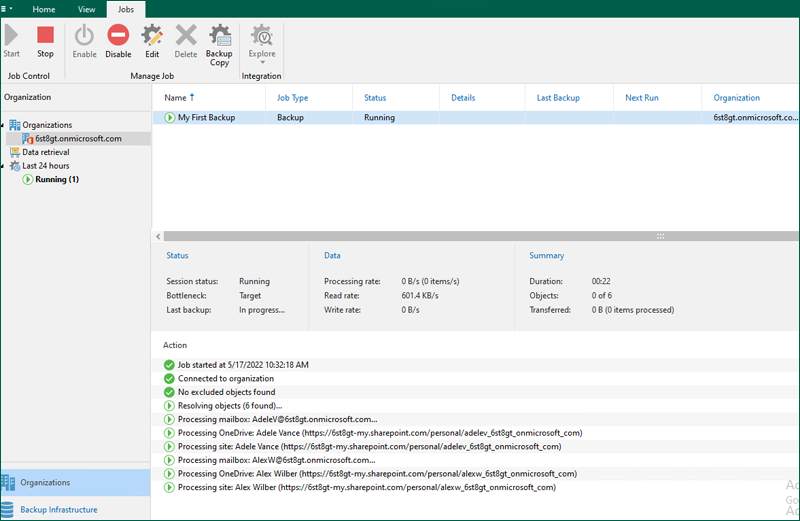 IDrive e2 with Veeam office365