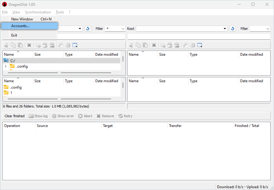 Select Accounts