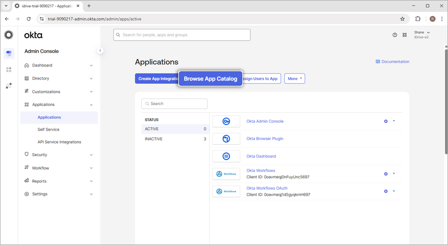 Browse App Catalog