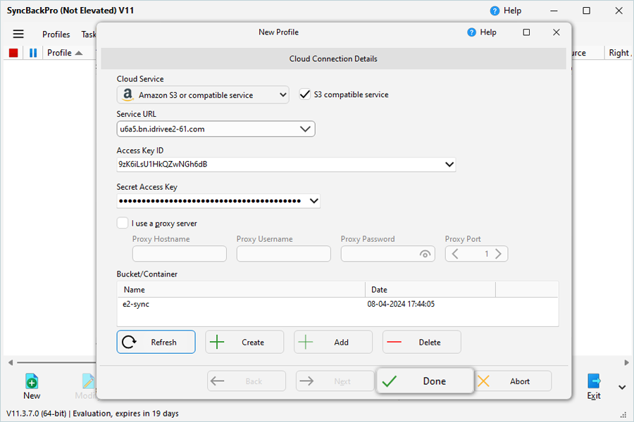 SyncBackPro guide - Enter source and destination details