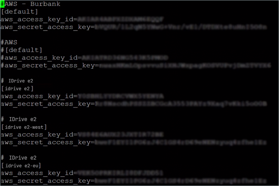 Diskover guide - Terminal session add credentials screen