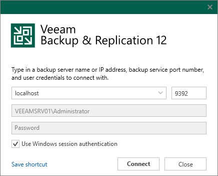 Veeam guide - Launch Veeam Backup and Replication 12