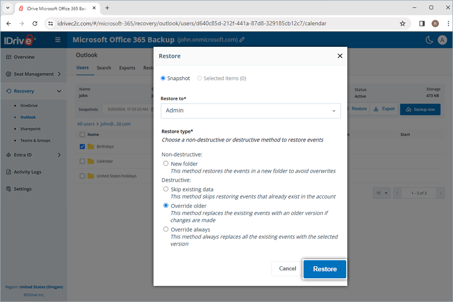  view client wise status