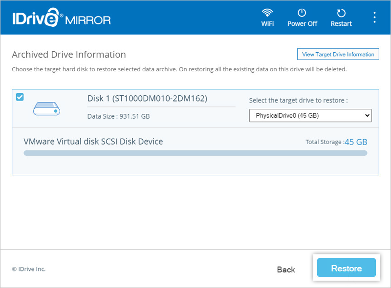 IDrive Mirror
